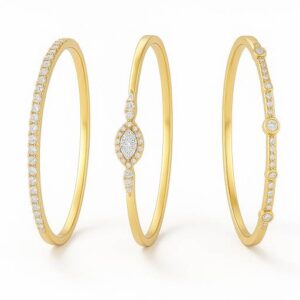 Stacking Bangles Yellow Gold